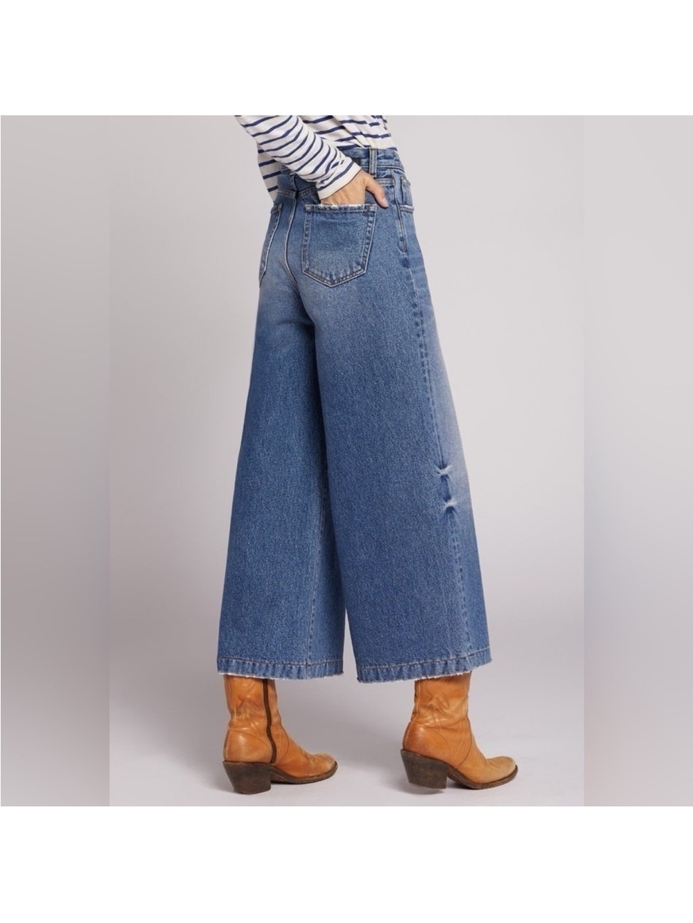NWT CURRENT/ELLIOTT THE DUSTY WIDE LEG JEAN in Size 29 - Picture 2 of 9